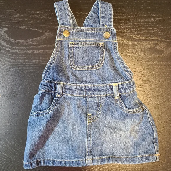 Baby girls old navy skirt all denim dress - Picture 1 of 3